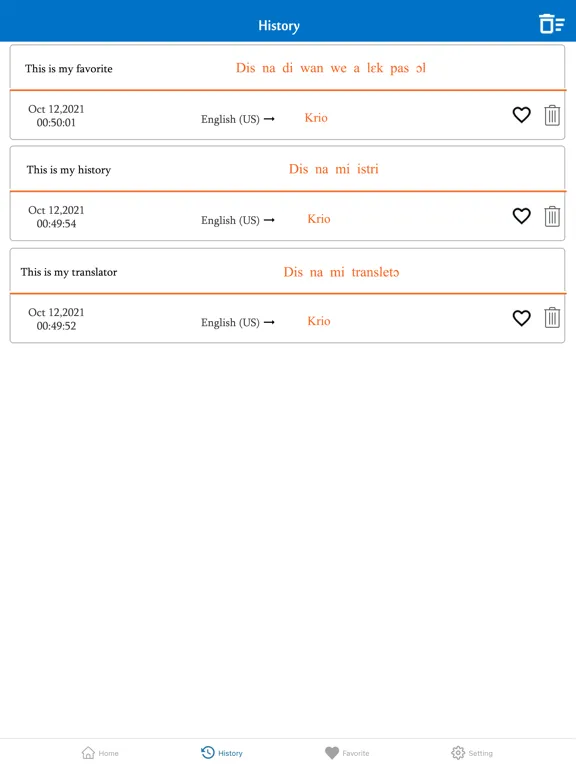 Captures d'écran de English To Krio Translator iPad 