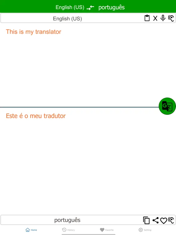 English To Portuguese Trans iPad  Screenshots