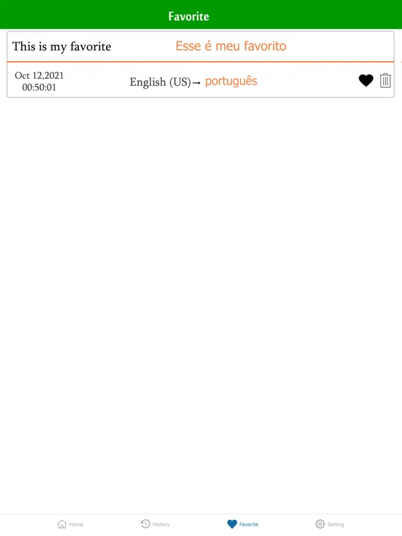 English To Portuguese Trans iPad  Screenshots