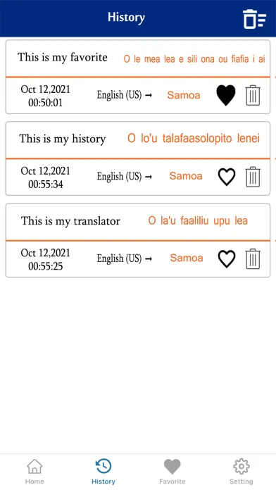 English To Samoan Translation Screenshots