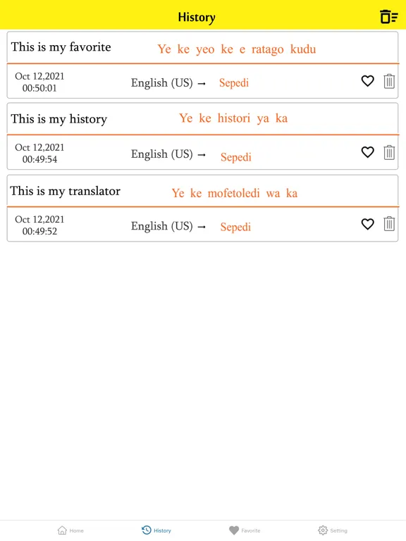 English To Sepedi Translator iPad 应用截图