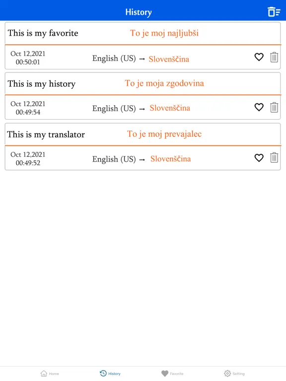 English To Slovenian Translate iPad  स्क्रीनशॉट