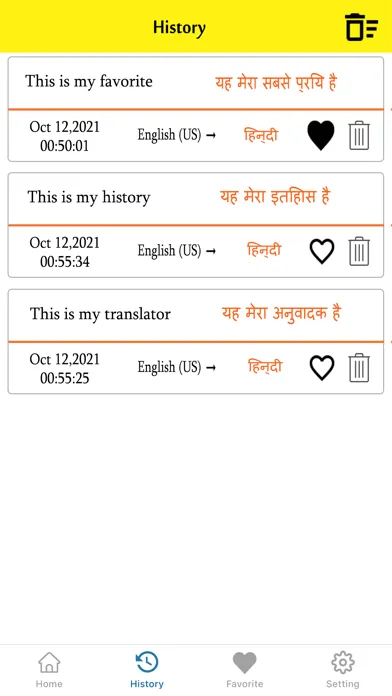 Hindi To English Translator Ekran Görüntüleri