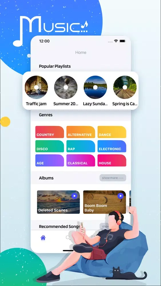Screenshot di Music Player °