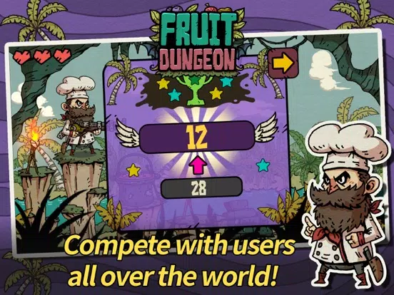 Zrzuty ekranu Fruit Dungeon - Chef Shooting iPad 