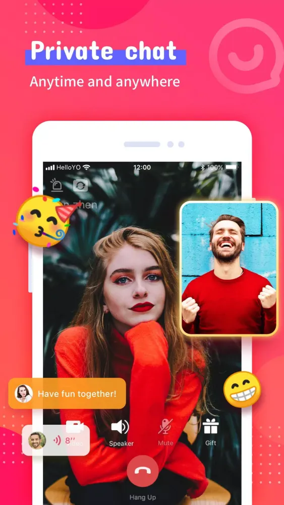 Captures d'écran de Miss Yo- Group Voice Chat Room