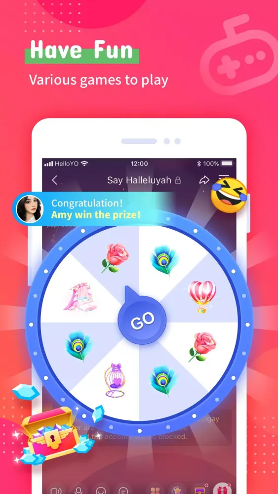 Captures d'écran de Miss Yo- Group Voice Chat Room