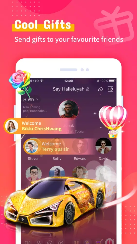 Captures d'écran de Miss Yo- Group Voice Chat Room
