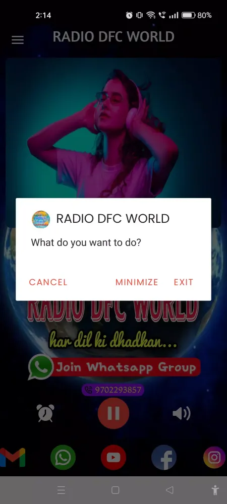 Radio DFC World سکرین شاٹس
