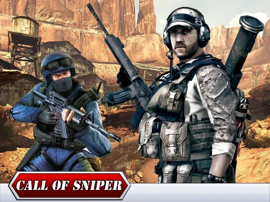 Captures d'écran de Call Of Sniper 3D Game iPad 
