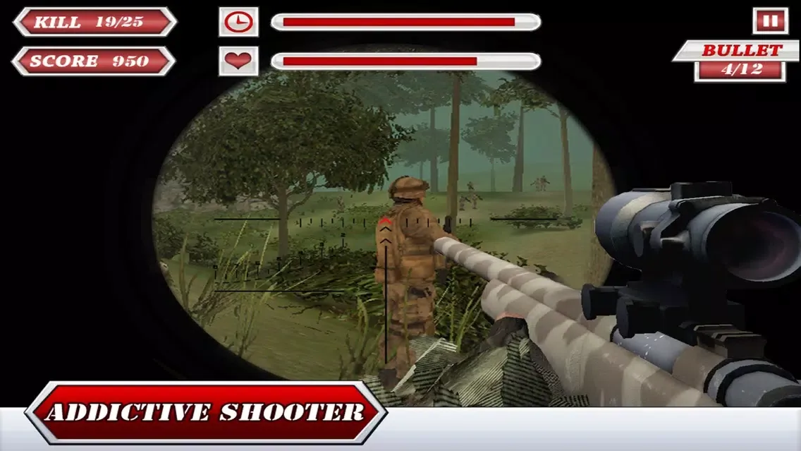 Captures d'écran de Call Of Sniper 3D Game