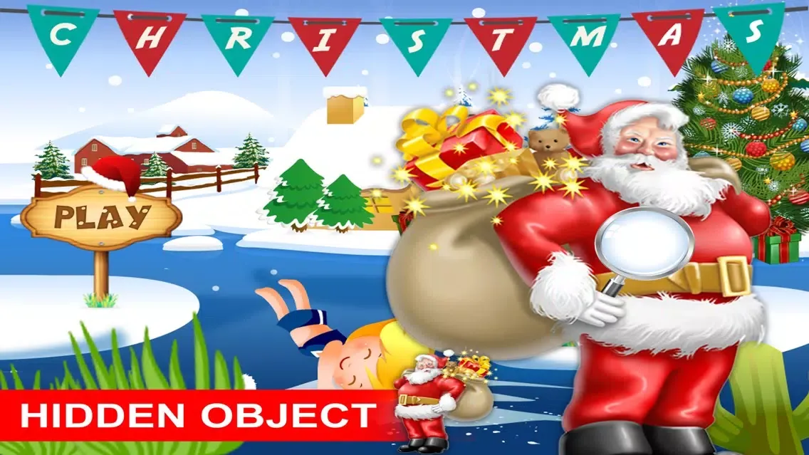 Christmas Holiday Hidden Objects Game应用截图