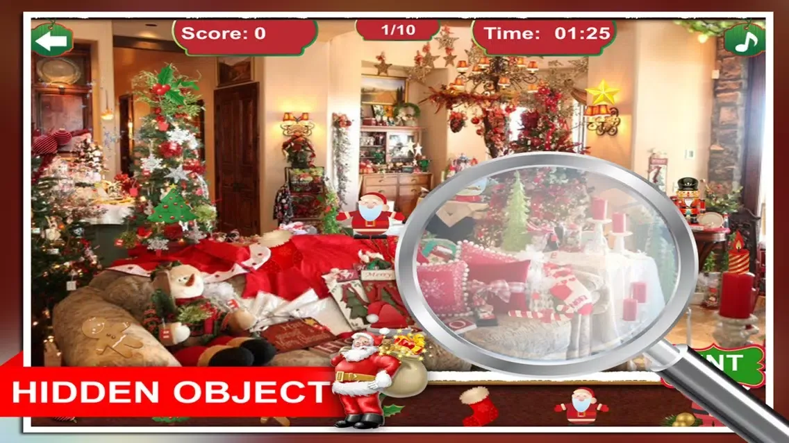 Christmas Holiday Hidden Objects Game应用截图