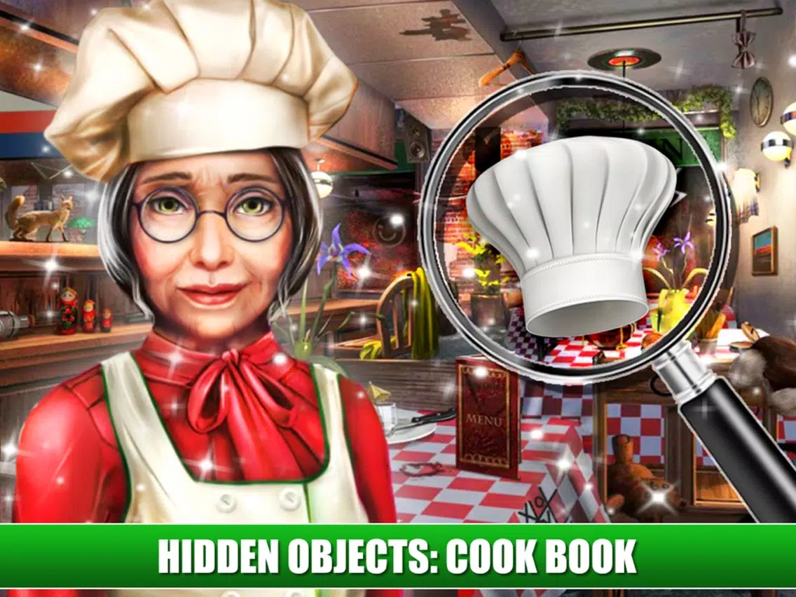 Capturas de tela do Hidden Objects: Cook Book iPad 