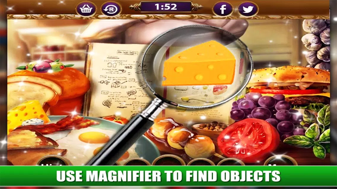 Capturas de tela do Hidden Objects: Cook Book
