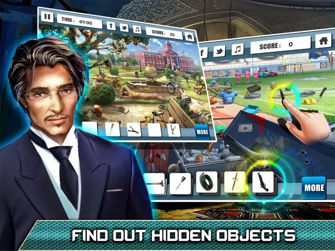 Captures d'écran de Hidden Objects: Free Time iPad 