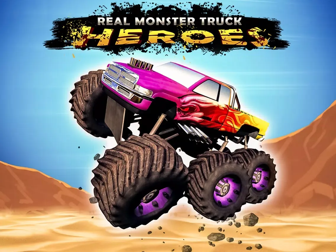Capturas de tela do Real Monster Truck Heroes iPad 
