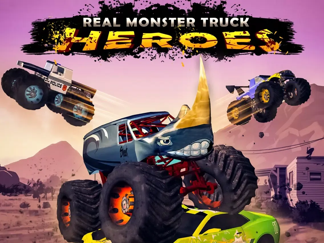 Capturas de tela do Real Monster Truck Heroes iPad 