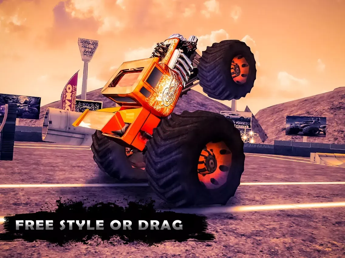 Capturas de tela do Real Monster Truck Heroes iPad 