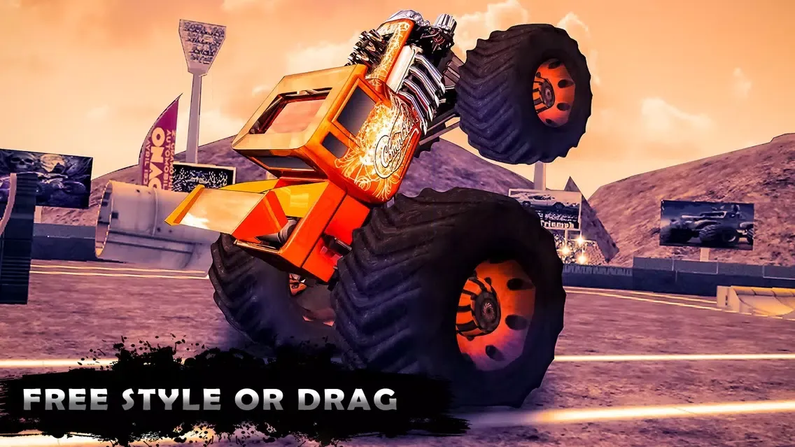Capturas de tela do Real Monster Truck Heroes