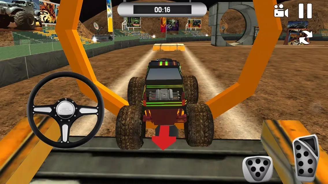 Capturas de tela do Real Monster Truck Heroes