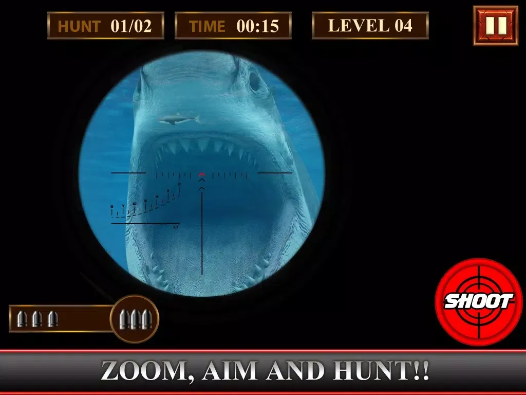 Capturas de tela do Shark Shooting Simulator iPad 