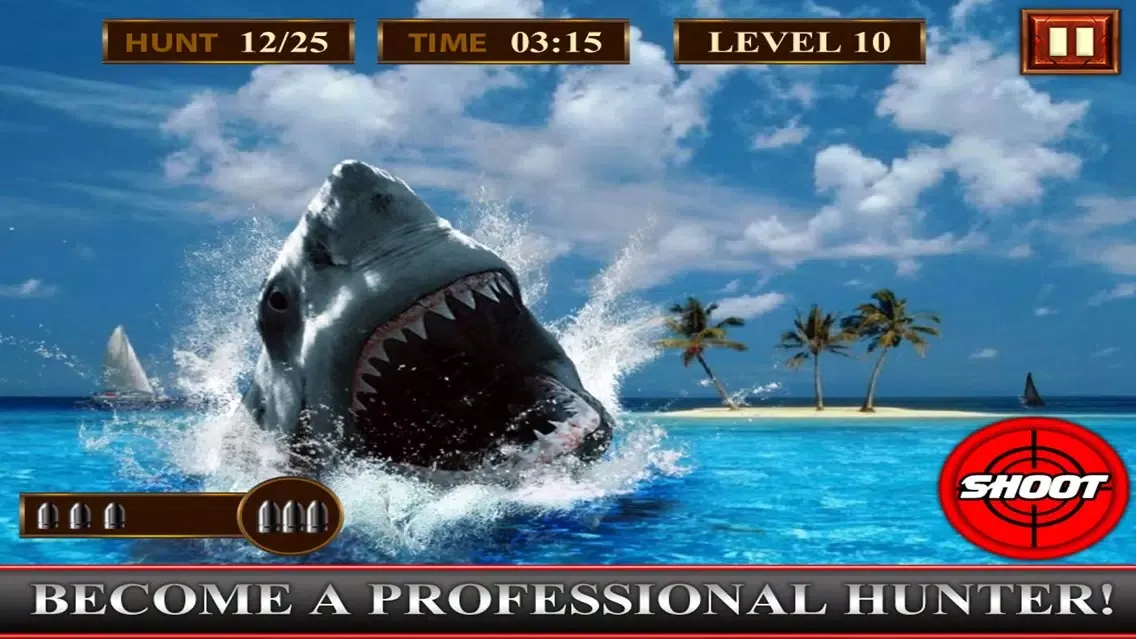 Capturas de tela do Shark Shooting Simulator