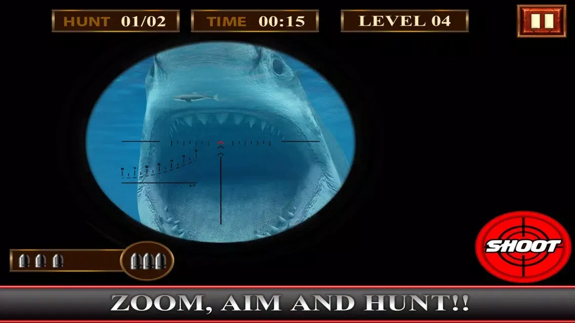 Capturas de tela do Shark Shooting Simulator