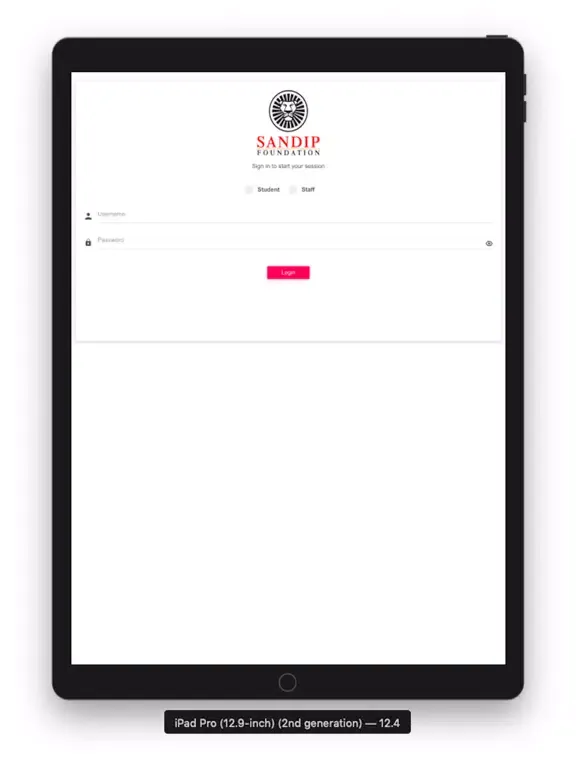 Screenshot di Sandip Foundation iPad 