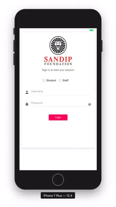 Screenshot di Sandip Foundation