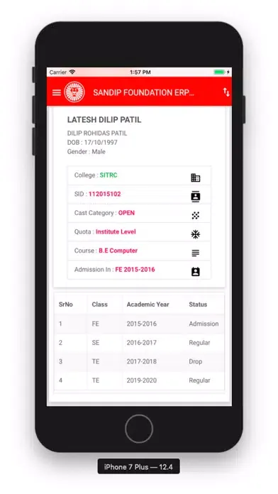 Screenshot di Sandip Foundation