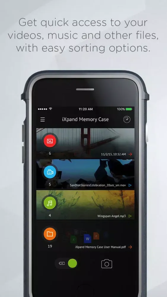 SanDisk iXpand™ Memory Case 스크린샷