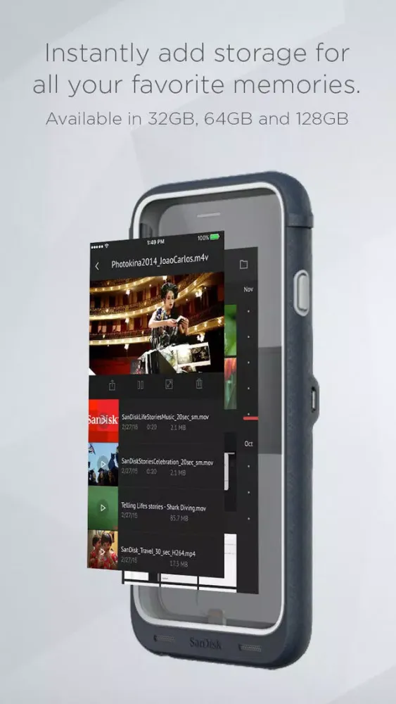 SanDisk iXpand™ Memory Case 스크린샷
