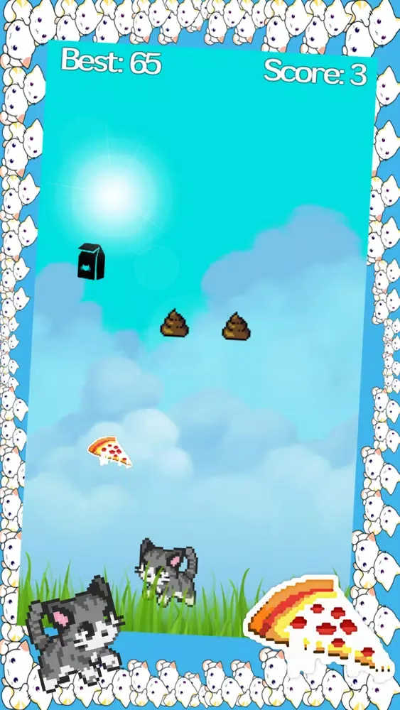 Kitty Dodge Poopy! Screenshots