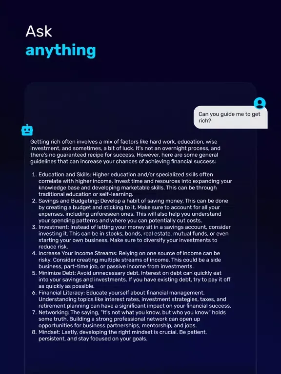 Скриншоты ChatGot - AI Chat with Chatbot iPad 