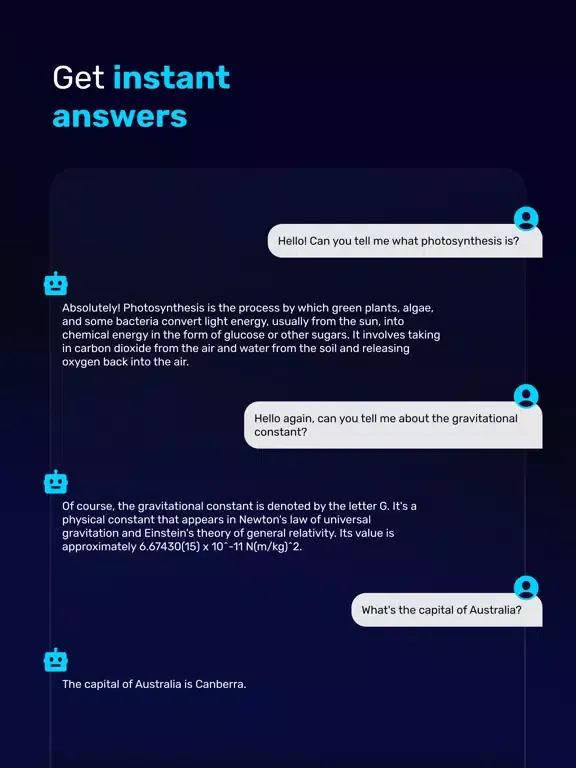 Скриншоты ChatGot - AI Chat with Chatbot iPad 