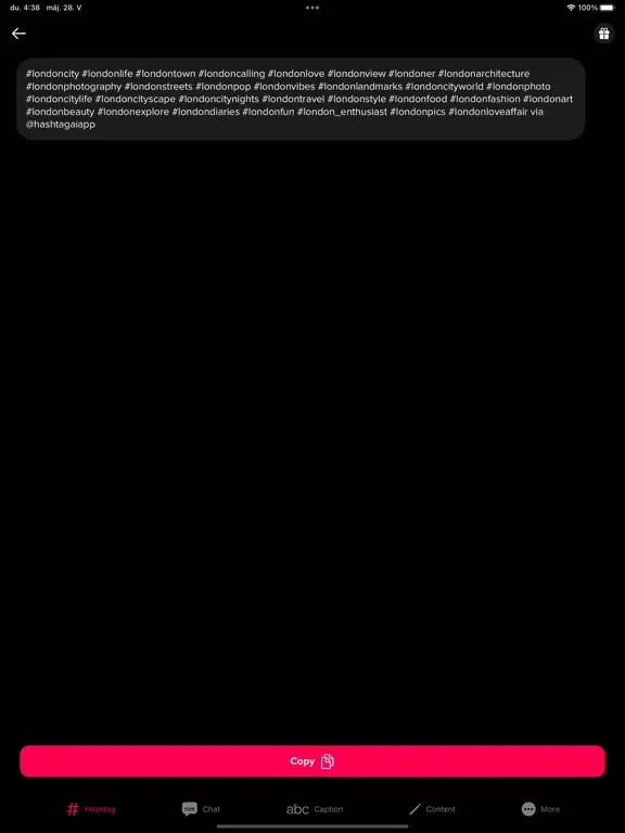 Zrzuty ekranu Hashtag Generator゜ iPad 