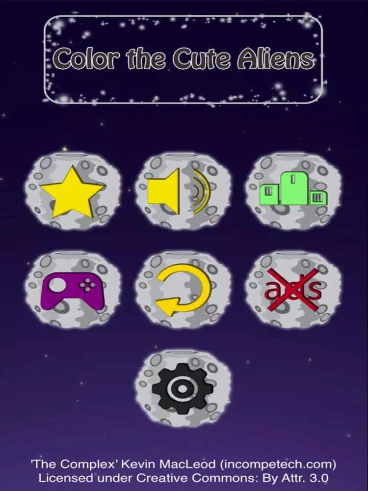 Capturas de pantalla de Color the Cute Aliens iPad 