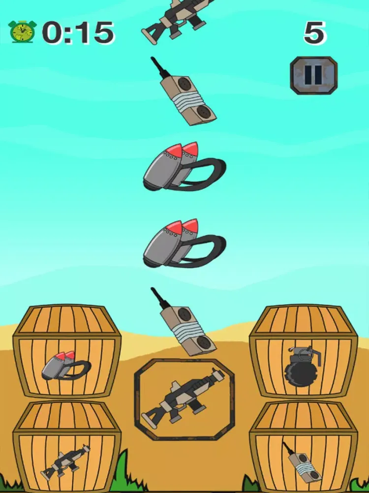 Screenshot di Sort the Weapons iPad 