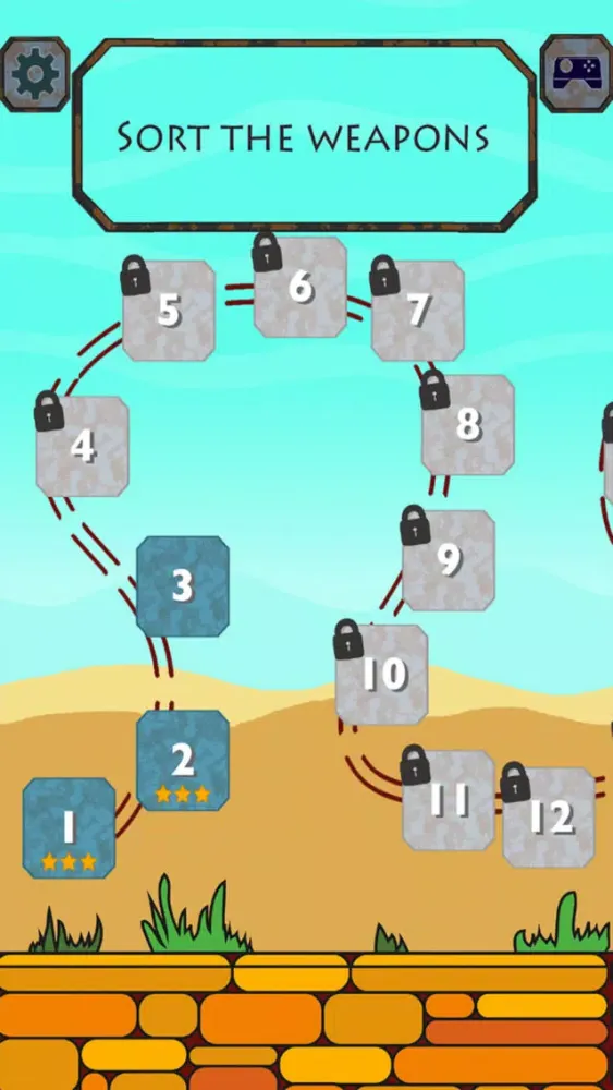 Screenshot di Sort the Weapons