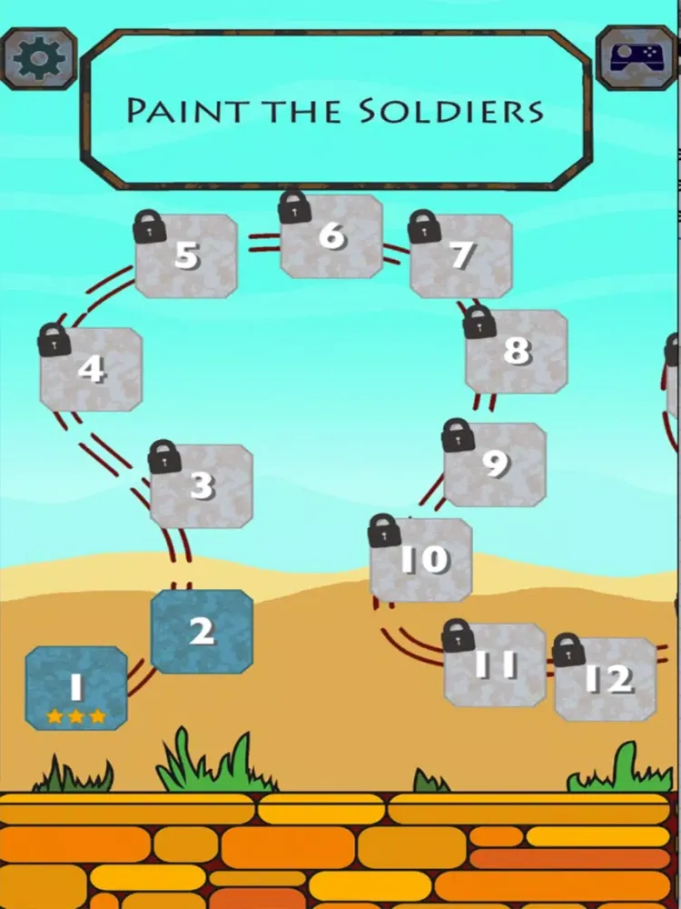 صور Paint the Soldiers - Kid Game iPad 
