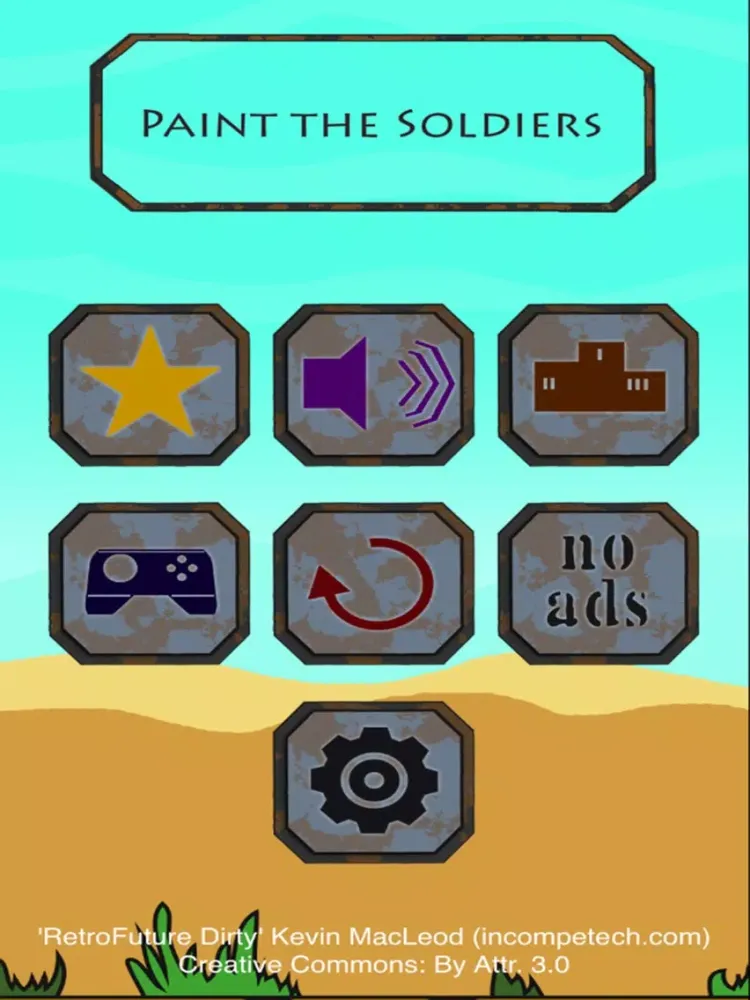 صور Paint the Soldiers - Kid Game iPad 