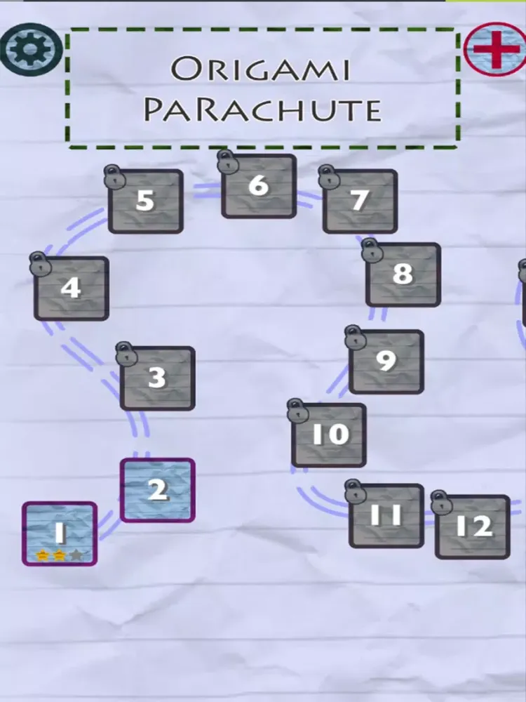 Capturas de pantalla de Origami Parachute iPad 