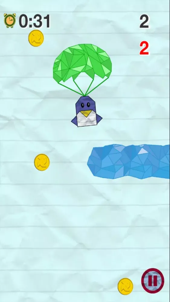 Capturas de pantalla de Origami Parachute