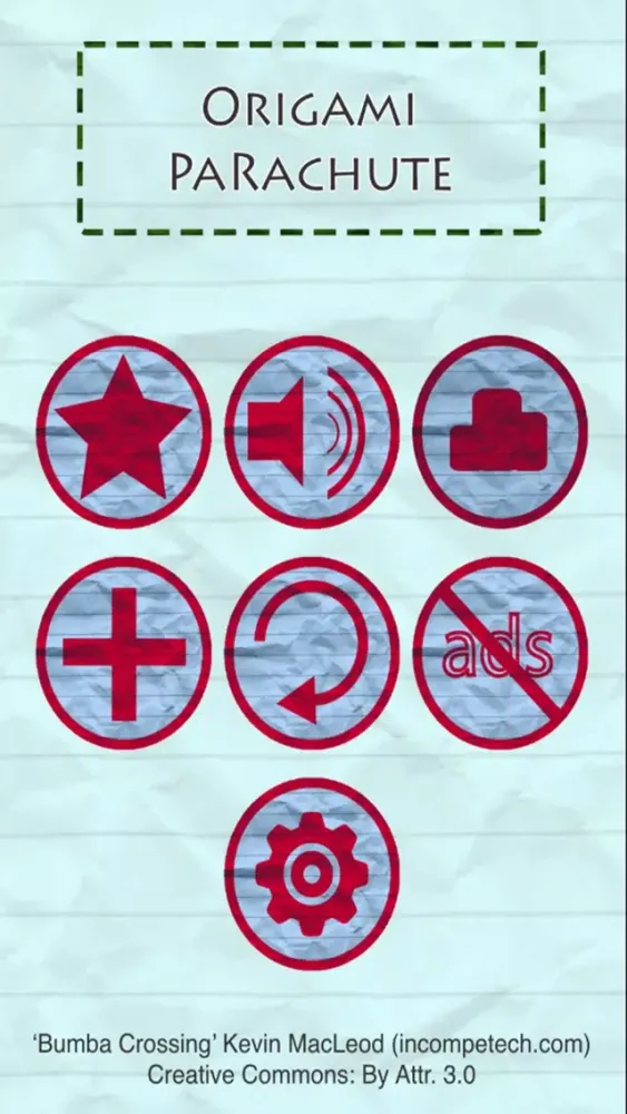 Capturas de pantalla de Origami Parachute