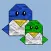 Color the Origami Penguin