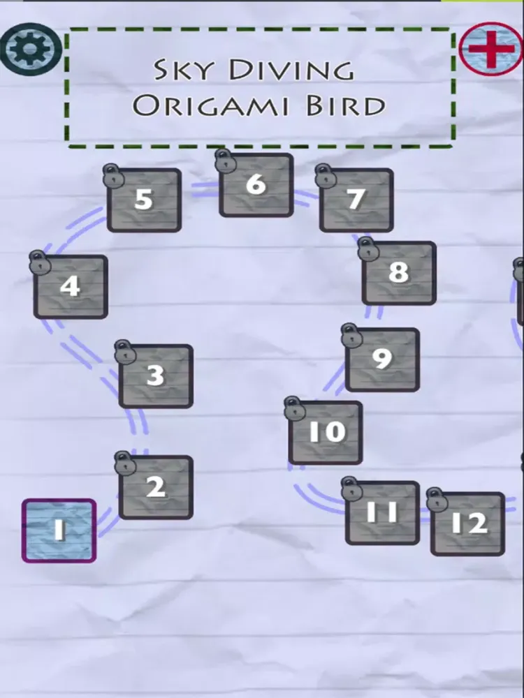 Screenshot di Sky Diving Origami Bird iPad 