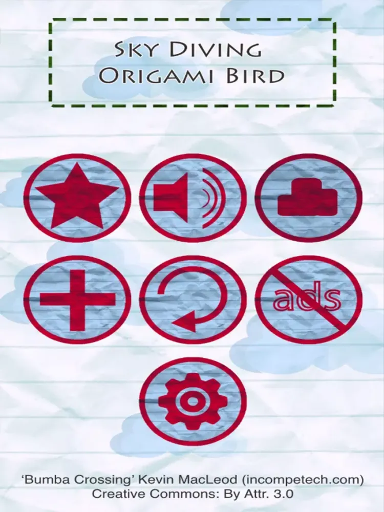 Screenshot di Sky Diving Origami Bird iPad 