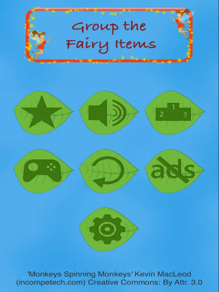 Tangkapan skrin Group the Fairy Items iPad 