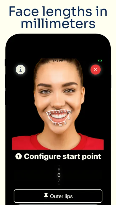Measure Face Features - Milly স্ক্রিনশট